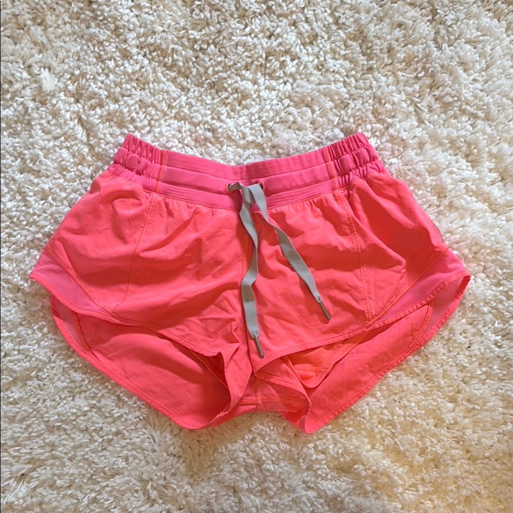 Lululemon Pink Athletic Shorts, size 2, drawstring